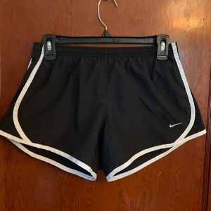 KIDS Black Nike Athletic Shorts
